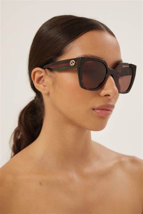 gucci havana sun gucci gg04900 007|Gucci Polarized Square Havana Acetate Sunglasses.